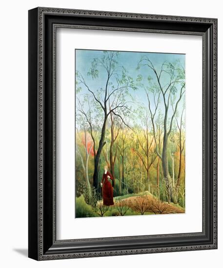 The Walk in the Forest, 1886-90-Henri Rousseau-Framed Giclee Print