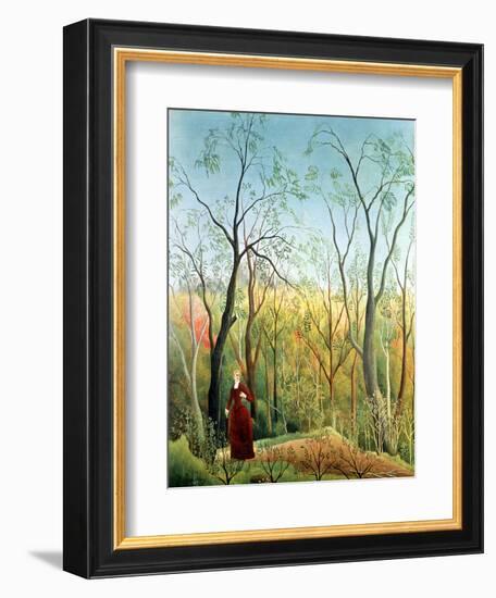 The Walk in the Forest, 1886-90-Henri Rousseau-Framed Giclee Print