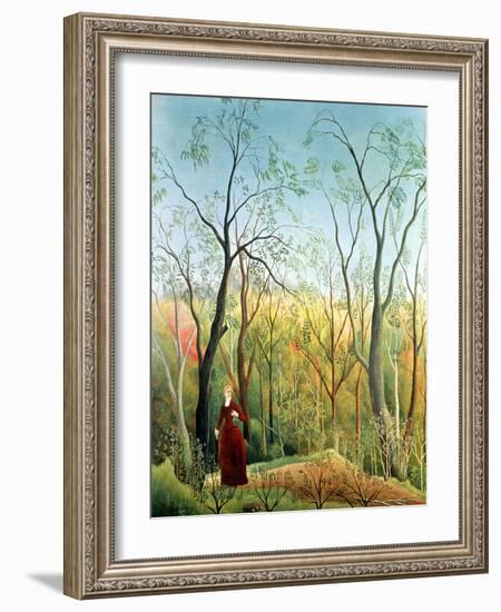 The Walk in the Forest, 1886-90-Henri Rousseau-Framed Giclee Print