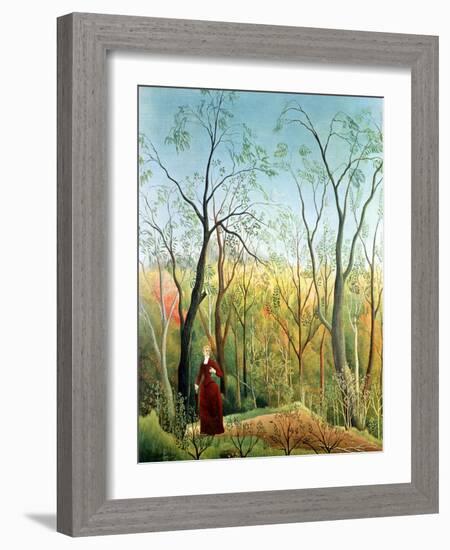 The Walk in the Forest, 1886-90-Henri Rousseau-Framed Giclee Print