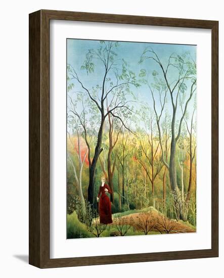 The Walk in the Forest, 1886-90-Henri Rousseau-Framed Giclee Print