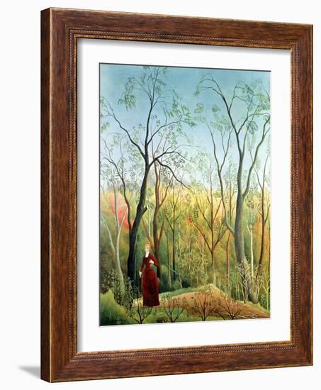 The Walk in the Forest, 1886-90-Henri Rousseau-Framed Giclee Print