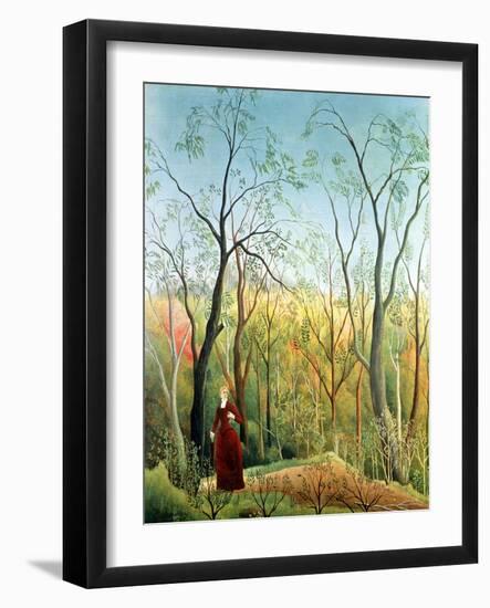 The Walk in the Forest, 1886-90-Henri Rousseau-Framed Giclee Print