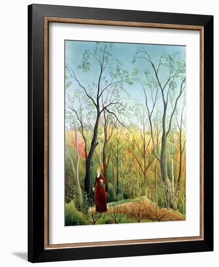 The Walk in the Forest, 1886-90-Henri Rousseau-Framed Giclee Print