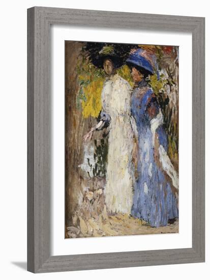 The Walk, La Promenade-Henri Martin-Framed Giclee Print