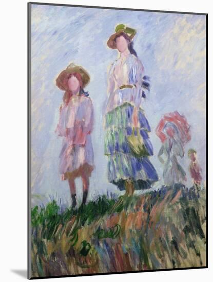 The Walk (Sketch) 1882-Claude Monet-Mounted Giclee Print