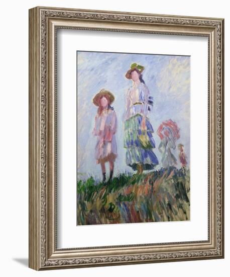 The Walk (Sketch) 1882-Claude Monet-Framed Giclee Print