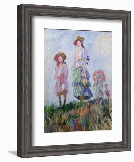 The Walk (Sketch) 1882-Claude Monet-Framed Giclee Print