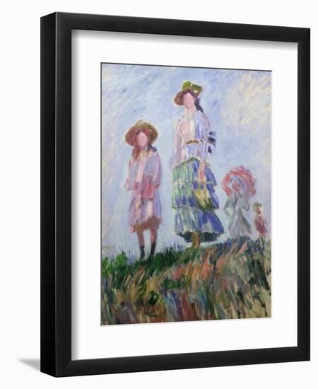 The Walk (Sketch) 1882-Claude Monet-Framed Giclee Print