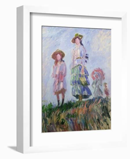 The Walk (Sketch) 1882-Claude Monet-Framed Giclee Print