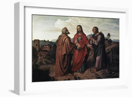 The Walk to Emmaus-Joseph Feuhrich-Framed Giclee Print