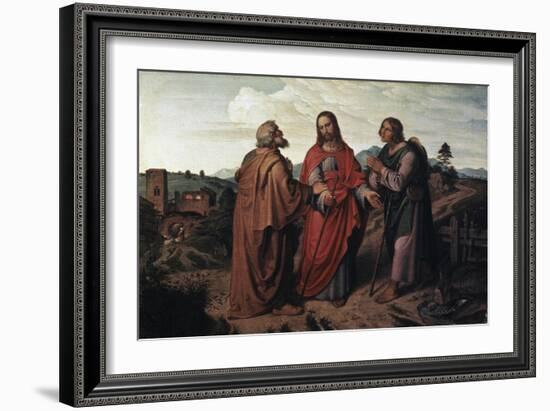 The Walk to Emmaus-Joseph Feuhrich-Framed Giclee Print