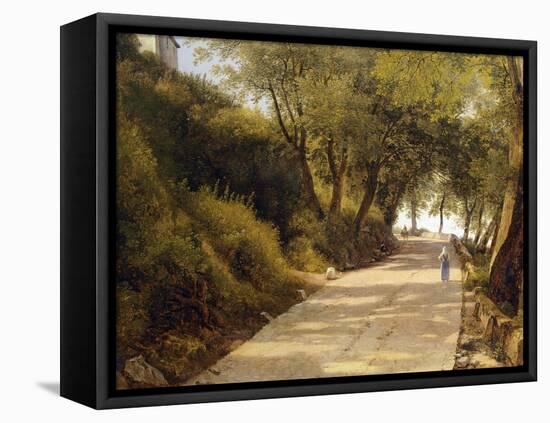 The Walk Up to Ariccia, Detail, 1839-Giambattista Pittoni-Framed Premier Image Canvas