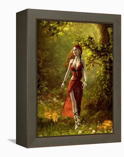 The Walk-Atelier Sommerland-Framed Stretched Canvas