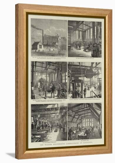 The Walker Engineering Laboratories at Liverpool-null-Framed Premier Image Canvas