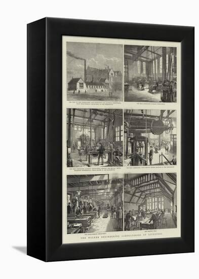 The Walker Engineering Laboratories at Liverpool-null-Framed Premier Image Canvas