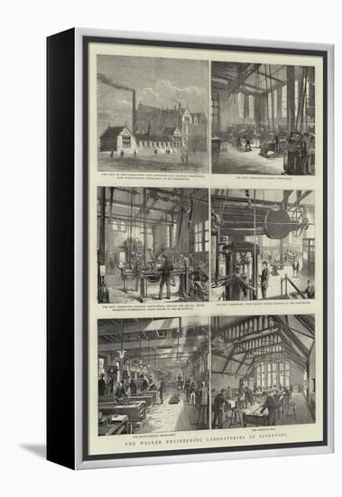 The Walker Engineering Laboratories at Liverpool-null-Framed Premier Image Canvas