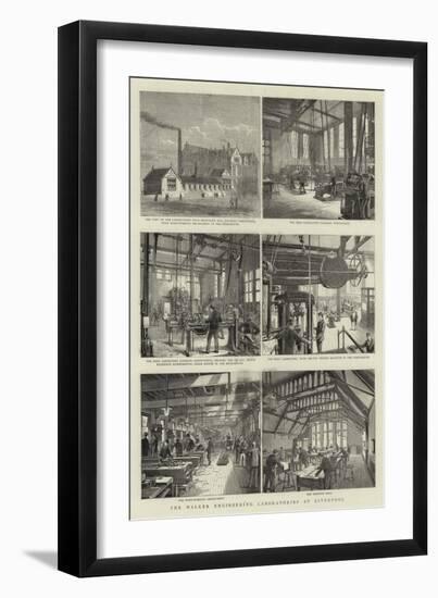 The Walker Engineering Laboratories at Liverpool-null-Framed Giclee Print