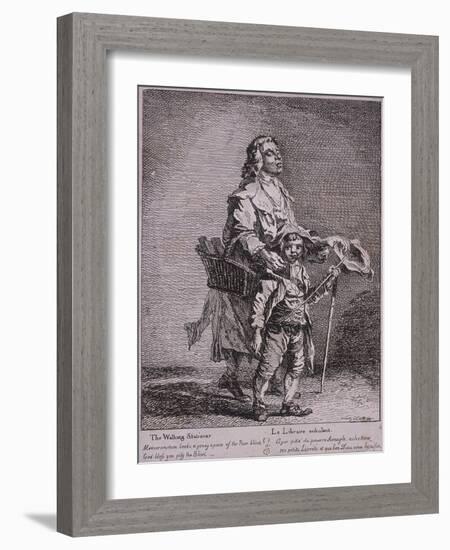 The Walking Stationer, Cries of London, 1760-Paul Sandby-Framed Giclee Print