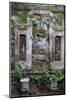 The wall of an inside courtyard in Quan Thang House in Hoi An, Vietnam-Paul Dymond-Mounted Photographic Print