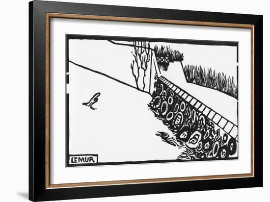 The Wall-Félix Vallotton-Framed Giclee Print