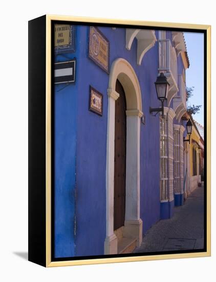 The Walled City, Cartagena, Colombia, South America-Ethel Davies-Framed Premier Image Canvas