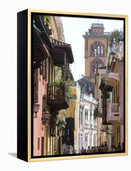 The Walled City, Cartagena, Colombia-Ethel Davies-Framed Premier Image Canvas