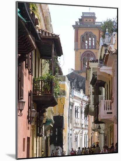The Walled City, Cartagena, Colombia-Ethel Davies-Mounted Photographic Print