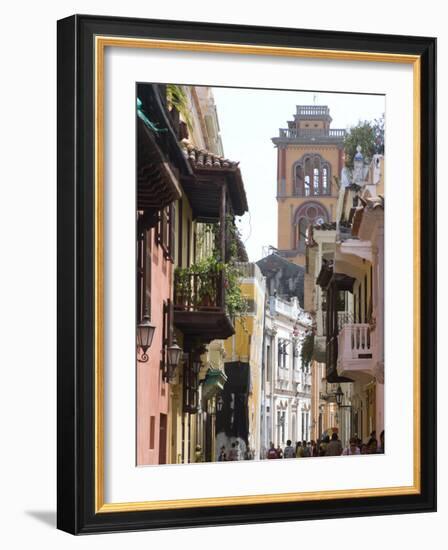 The Walled City, Cartagena, Colombia-Ethel Davies-Framed Photographic Print