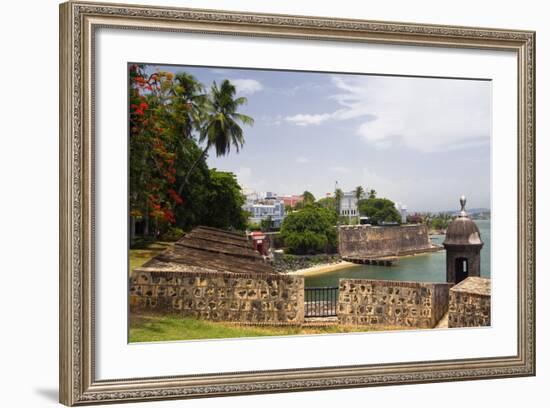 The Walled City Old San Juan Puerto Rico-George Oze-Framed Photographic Print