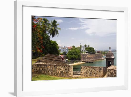 The Walled City Old San Juan Puerto Rico-George Oze-Framed Photographic Print