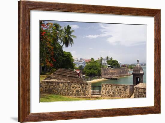 The Walled City Old San Juan Puerto Rico-George Oze-Framed Photographic Print