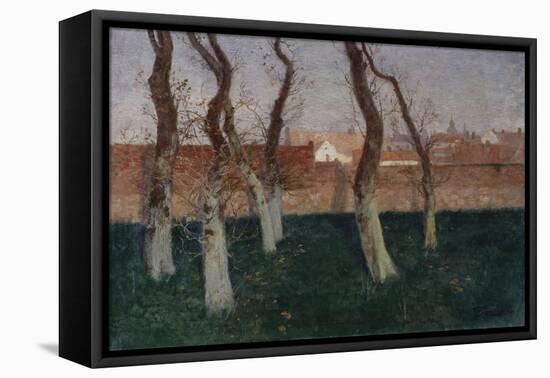 The Walled Garden-Fritz Thaulow-Framed Premier Image Canvas