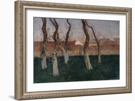 The Walled Garden-Fritz Thaulow-Framed Giclee Print