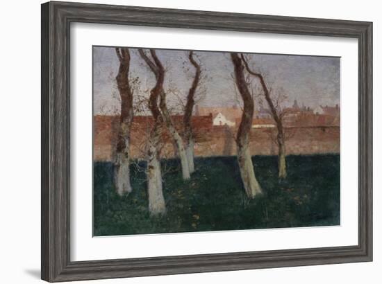 The Walled Garden-Fritz Thaulow-Framed Giclee Print