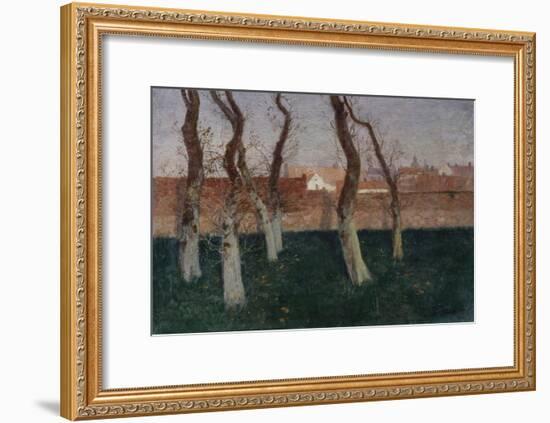 The Walled Garden-Fritz Thaulow-Framed Giclee Print