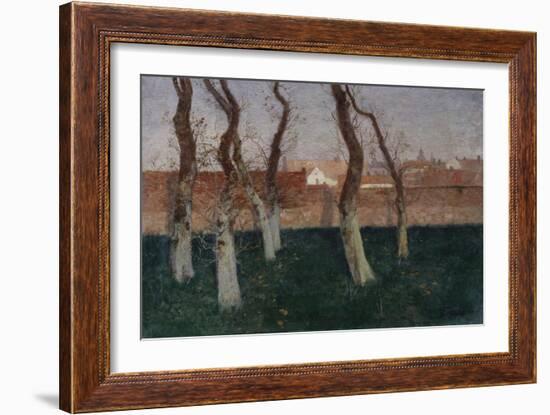 The Walled Garden-Fritz Thaulow-Framed Giclee Print