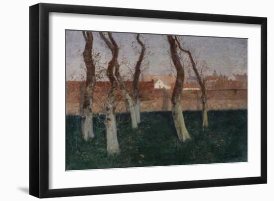 The Walled Garden-Fritz Thaulow-Framed Giclee Print