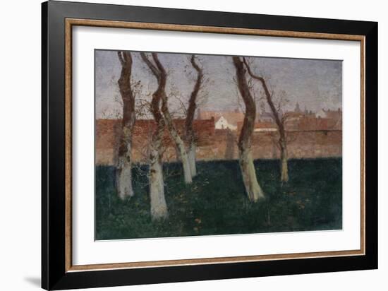 The Walled Garden-Fritz Thaulow-Framed Giclee Print