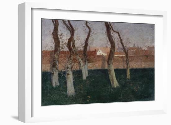 The Walled Garden-Fritz Thaulow-Framed Giclee Print