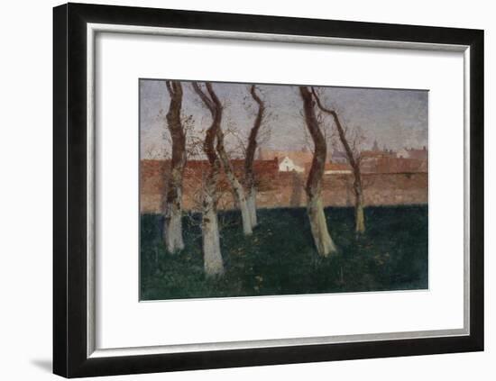 The Walled Garden-Fritz Thaulow-Framed Giclee Print