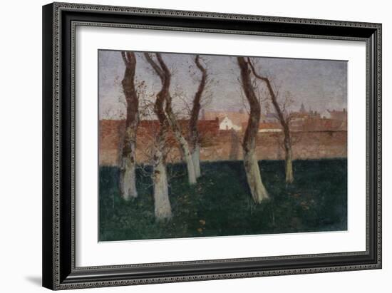 The Walled Garden-Fritz Thaulow-Framed Giclee Print