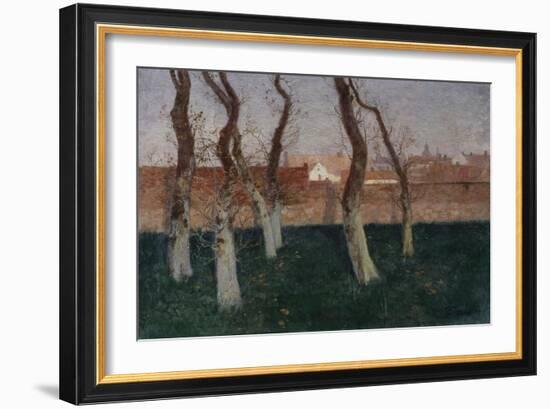 The Walled Garden-Fritz Thaulow-Framed Giclee Print