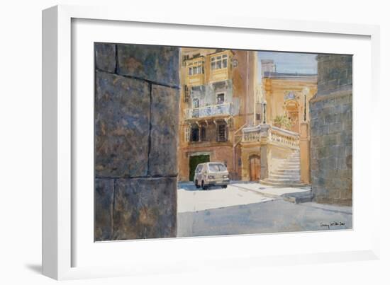 The Walls of Birgu, 2011-Lucy Willis-Framed Giclee Print