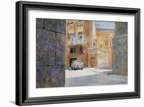 The Walls of Birgu, 2011-Lucy Willis-Framed Giclee Print