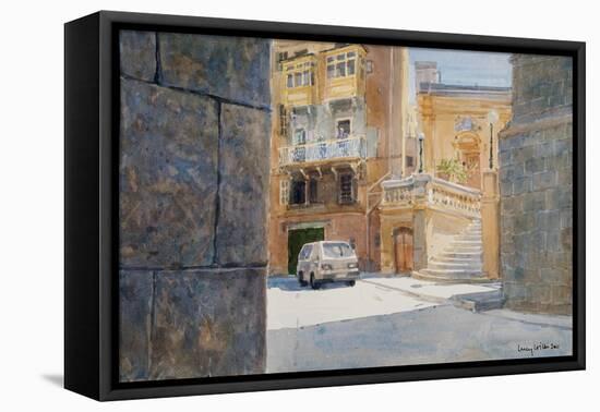 The Walls of Birgu, 2011-Lucy Willis-Framed Premier Image Canvas