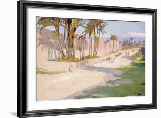 The Walls of Marrakesh-Sir John Lavery-Framed Premium Giclee Print