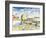 The Walls of Paris-Vincent van Gogh-Framed Giclee Print