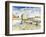 The Walls of Paris-Vincent van Gogh-Framed Giclee Print