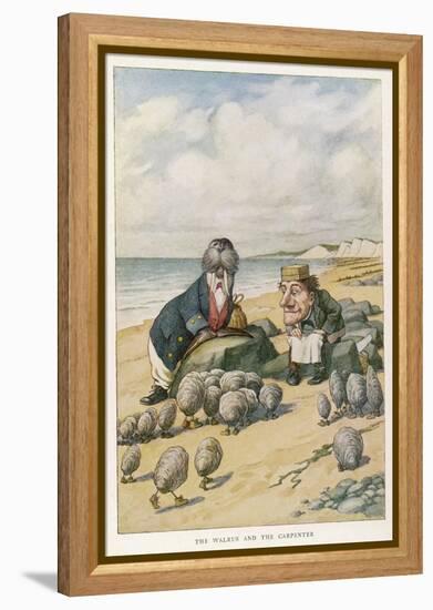 The Walrus and the Carpenter-John Tenniel-Framed Premier Image Canvas